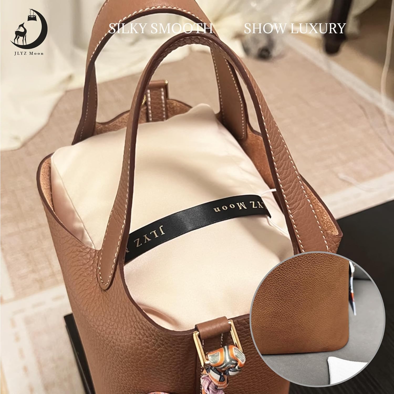 Shaper for Picotin 18 Bag, Velvet Bag Pillow Shapers for Luxury Tote&Purse, Superior Resilience, Exclusively for Picotin 18