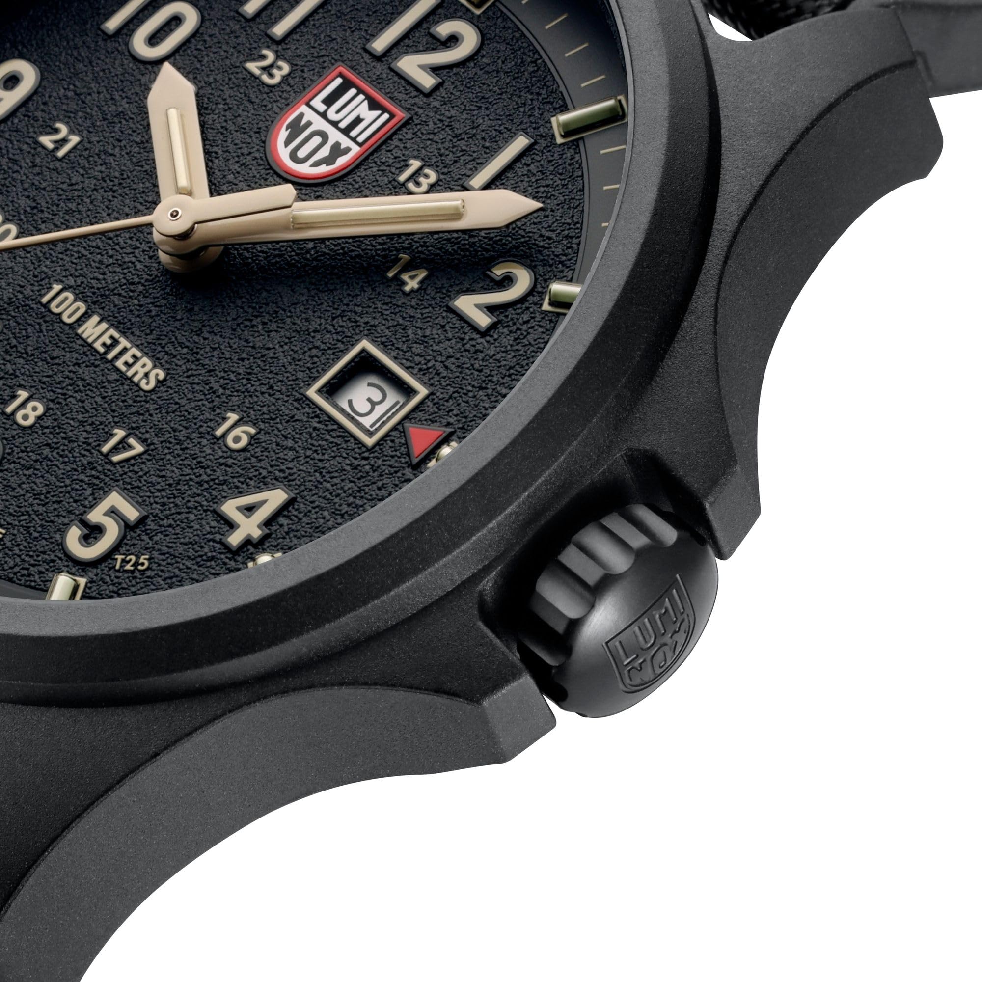 Luminox Orologio analogico al quarzo da donna con cinturino in gomma XL.1961, Nero, cinghia