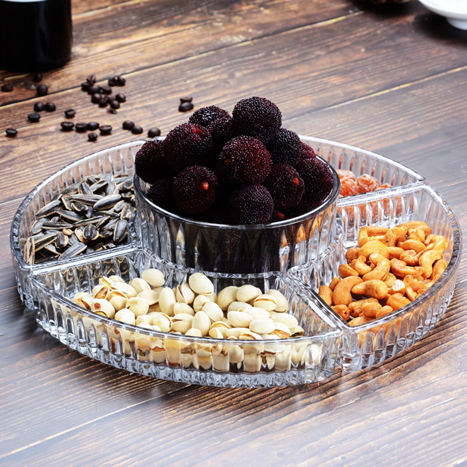 Luxurious Fruit Basket Sturdy Fruit Stores Decorative Fruit Basket Stand European Style Fruit Stores Crystal Glass Dish Fruit Vegetables Storage Basket Home Decoration for Fruit-A H41xw11cm