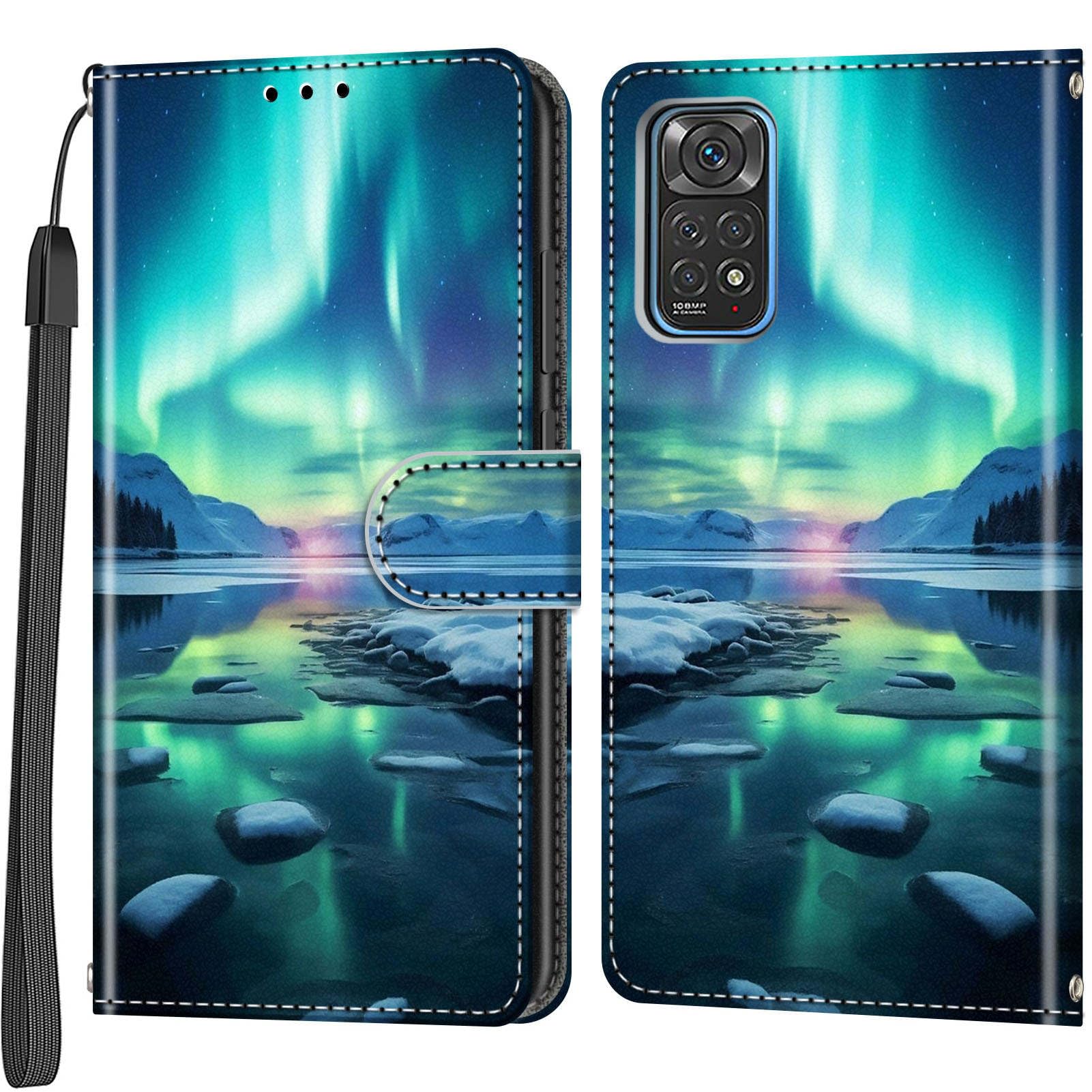Leder-Handyhülle Für Xiaomi Redmi Note 11/11S – Klappcase Mit Ständer, 3 Kartenfächern & Kameraschutz In Rosa