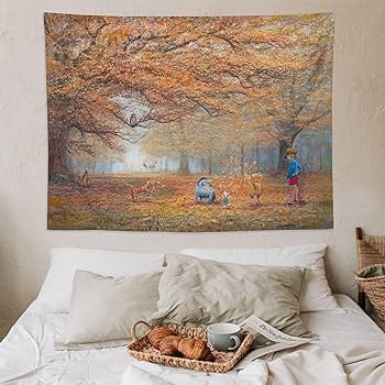 Amazon.co.jp: ディズニー くまのプーさん 秋の森の中 紅葉