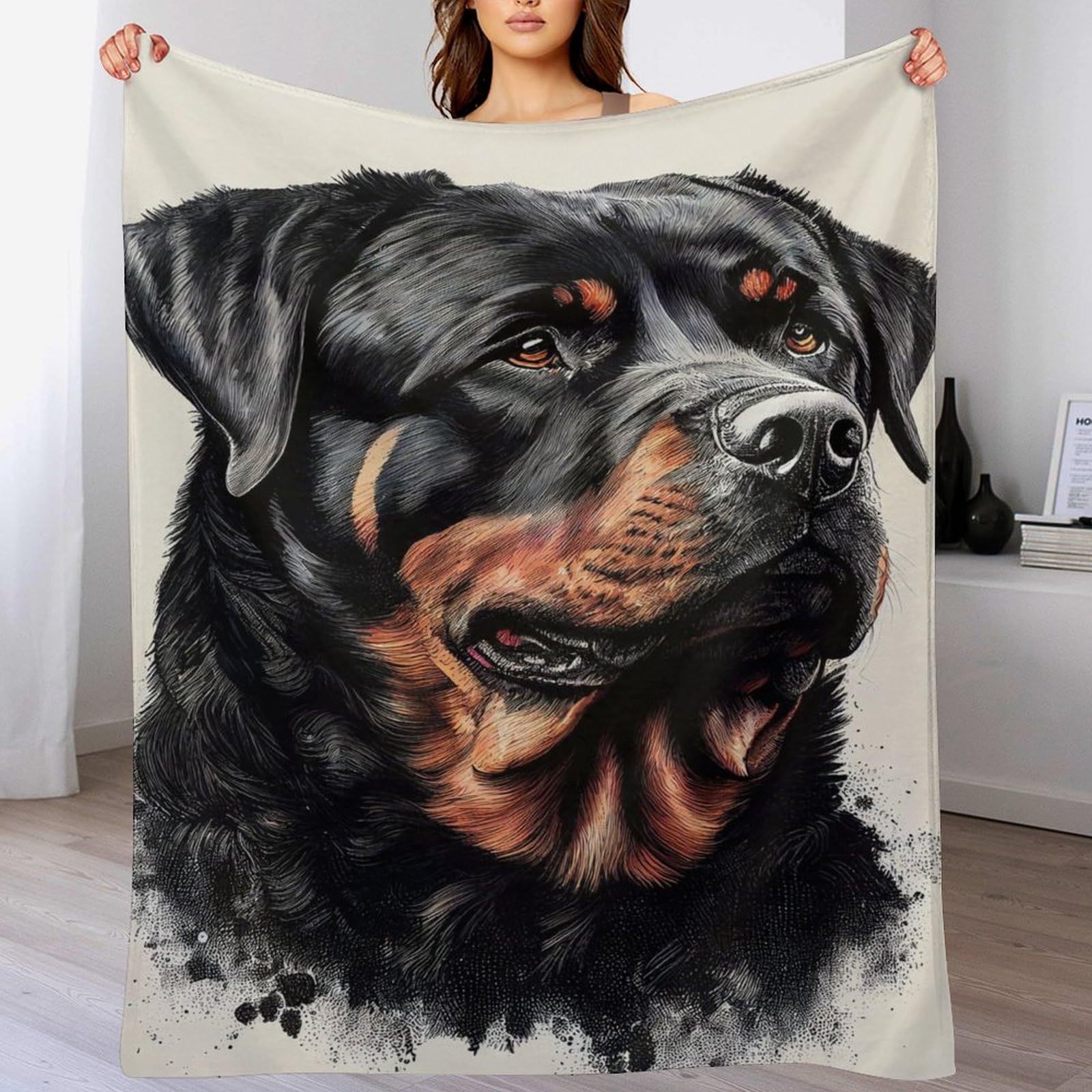 Couverture polaire pour grand chien plaid flanelle chaud lit canapé
