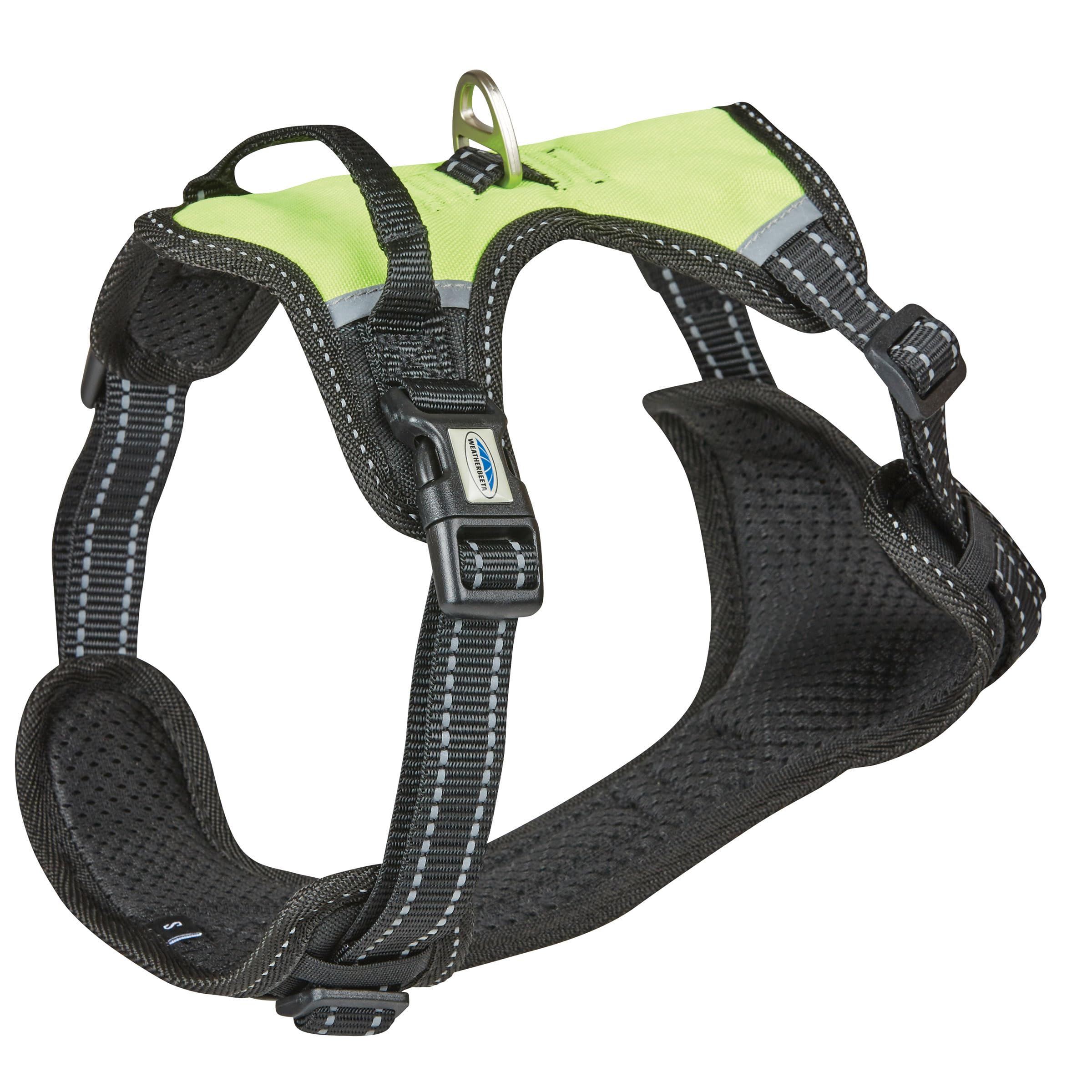 WeatherBeeta Anti Pull/Travel Harness, Black/Yellow, Large