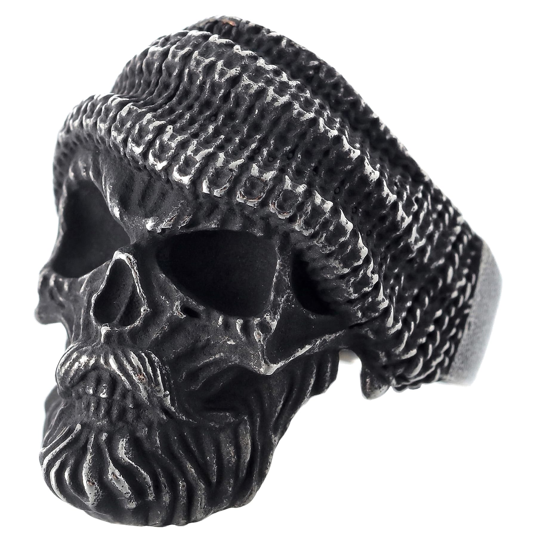2023 Skull Ring Cool Evil Death Punk Rock Stainless Steel Rings Aly Style Jewelry