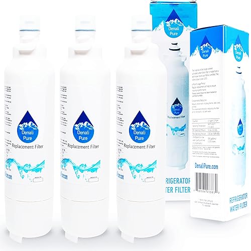 3-Pack – LG lsc22991st lado Filtro de agua de repuesto compatibles LG lt800p, adq73613401 cartucho de filtro de agua para nevera