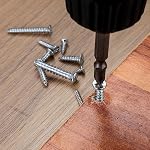 345Pcs 304 Vis auto tapotantes en acier inoxydable Assortiment Kit-M3 M4 Tête plate Phillips vis en bois auto tapotant Vis autotaraudeuses avec boîte de stockage, argent, modèle SR34