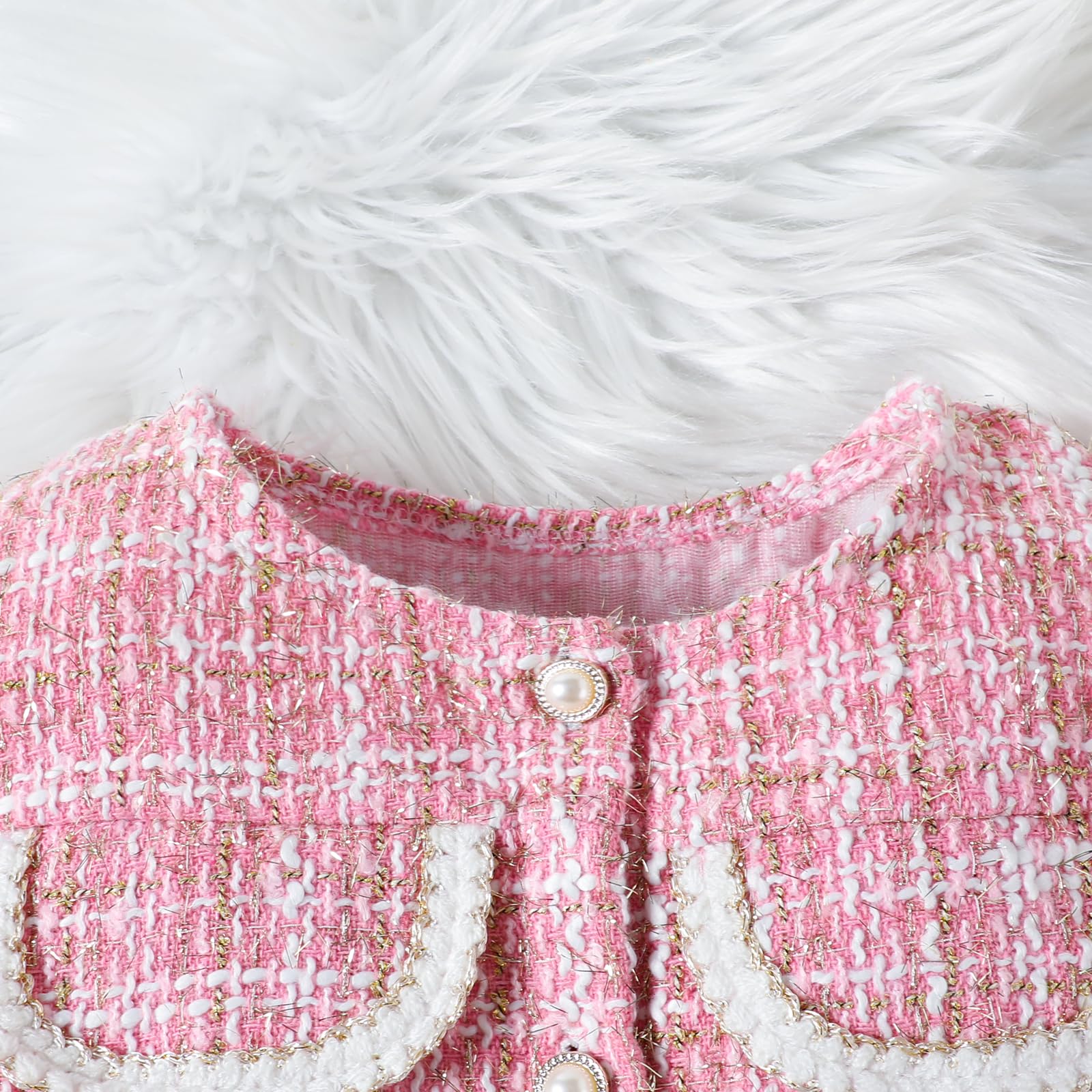 Kleinkind Baby Mädchen Herbstkleidung Plaid Tweed Muster Tops Plaid Rock Baskenmütze Baby Outfits Sets