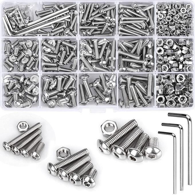 不锈钢螺栓螺母套件（500件）