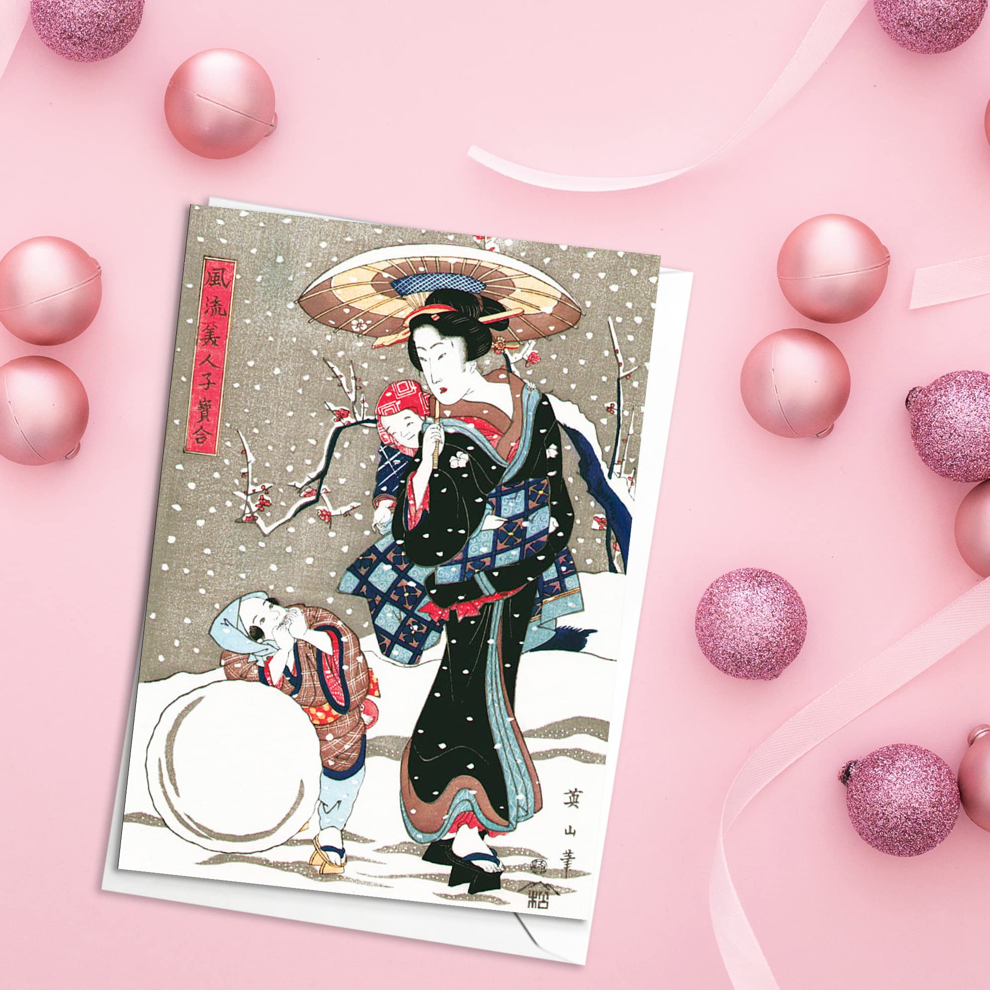 Tarjeta De Felicitación Japonesa De Año Nuevo Para El Año Del Dragón