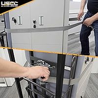 Vista 22 de US Cargo Control Carretilla de electrodomésticos resistente con escalador de escaleras y ruedas de retroceso, capacidad de 1,200 libras, camión