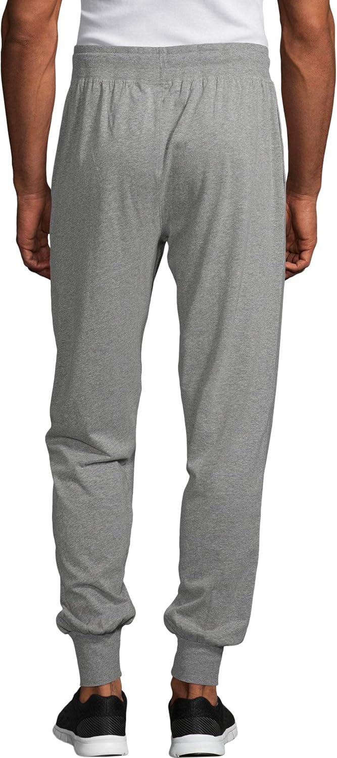 Hanes Men's X-Temp Knit Jogger Pant, Small Heather Grey - Image 3