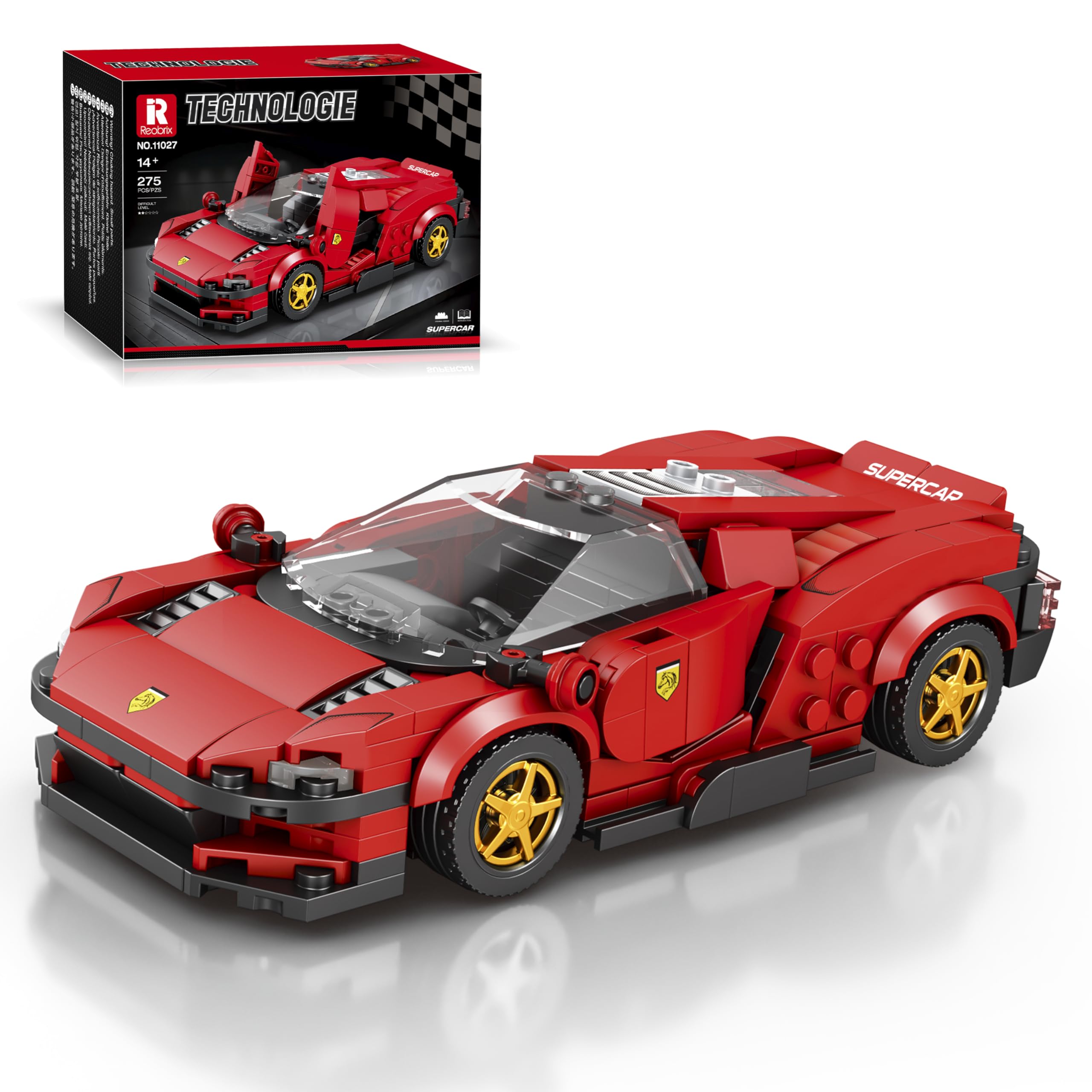 IBLOTIME Speed Champion Easter Sport Cars Building Sets Easter 275 PCS 1:24 Scale Race Ca…
