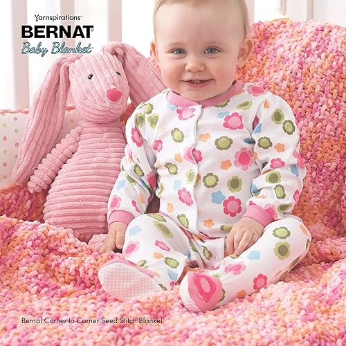 Miniatura 4 de Bernat Baby Blanket Cloud Nine - Hilo de 10.5 onzas, paquete de 2 unidades, 10.5 onzas, poliéster, 6 súper voluminosos, 220 yardas, tejidoganchillo
