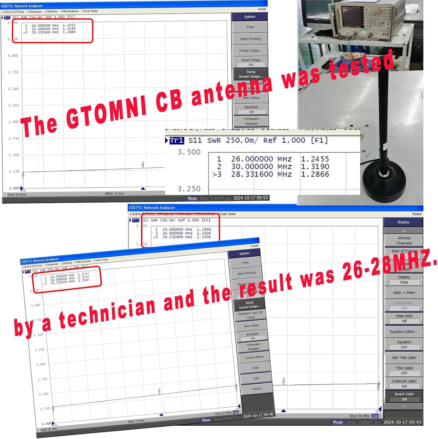 CB Radio Antenna 27MHz Magnetic CB Antenna Kit Magnetic Base with PL-259 BNC Male Connector for Cobra Midland Uniden Maxon President Vehicle Car Mobile Handheld CB Radio Police Scanner for Trucks