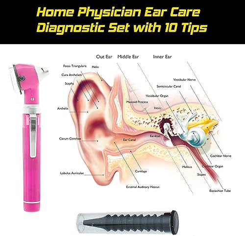 Miniatura 4 de OdontoMed2011 - Mini otoscopio para uso educativo y personal - Ideal para estudiantes de medicina y enfermera, paramédicos, EMT y uso personal...