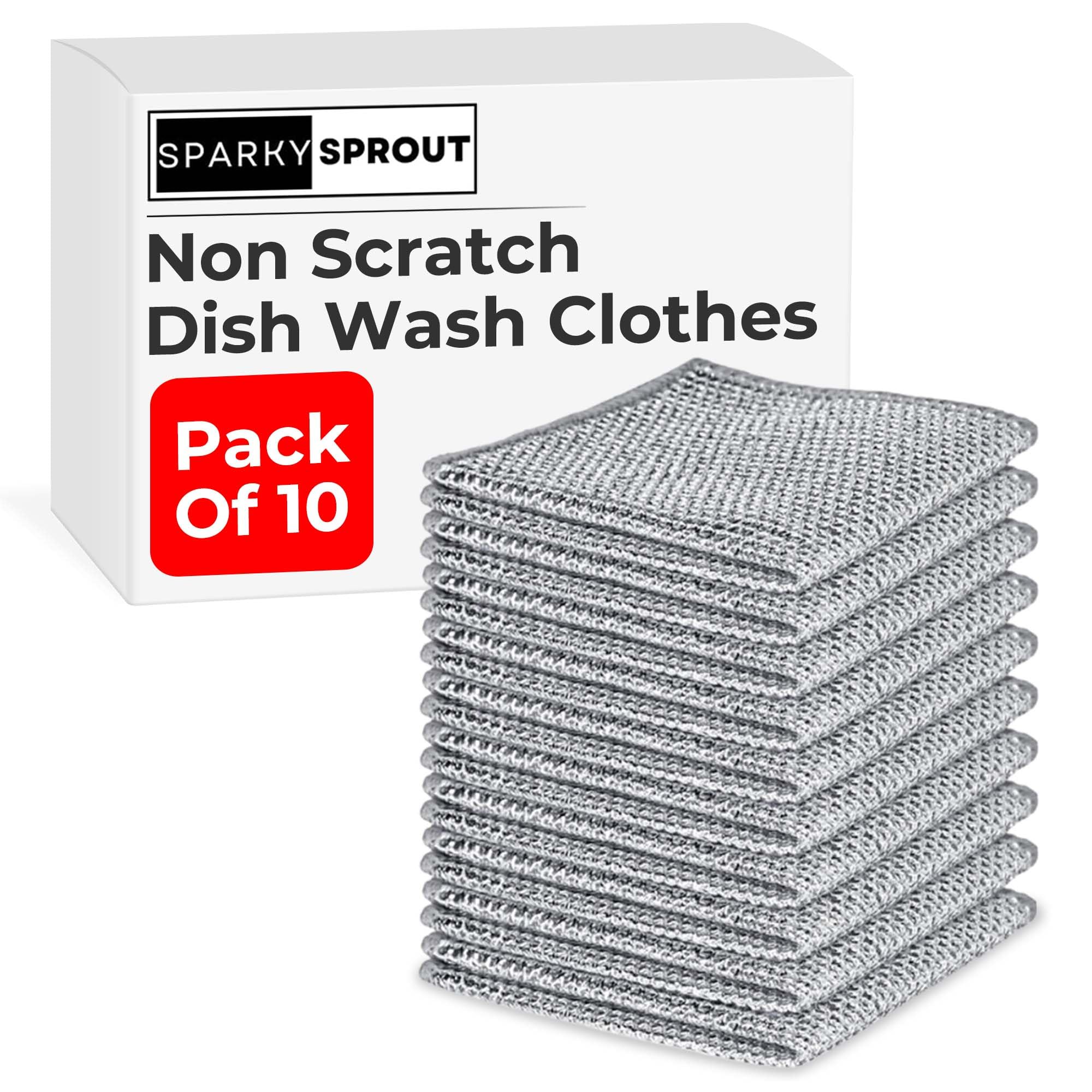 SPARKYSPROUT Non-Scratch Steel Wire Dish Wash Cloth for Utensils | Multifunctional Mesh Metal Dishwashing Rag for Cookware, Sinks, Stoves & Countertops | Pack of 10 (B0DB97CVFQ) Amazon Price History, Amazon Price Tracker