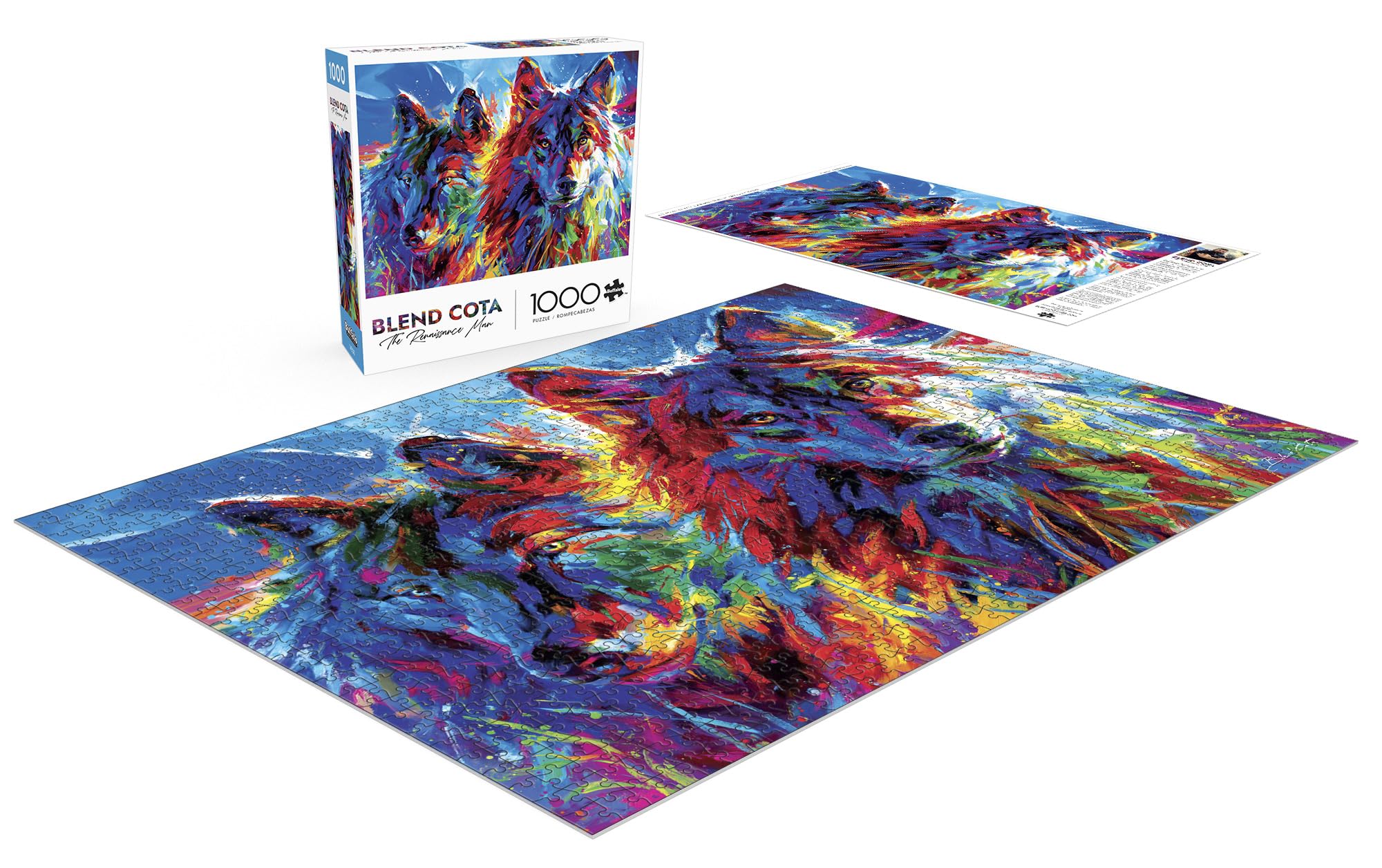Buffalo Games - Blend COTA - Wolves True Love - 1000 Piece Jigsaw Puzzle for Adults - Challenging Puzzle Perfect for Game Nights - Finished Size is 26.75 x 19.75