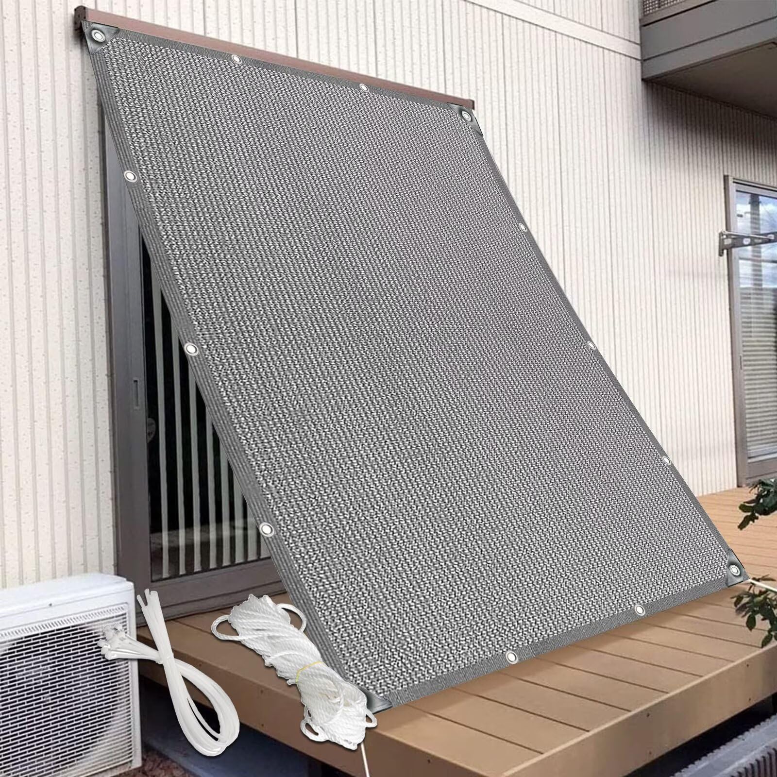 Amazon.co.jp: ZHIYIN 日除けシート 60x800cm、通気性 遮光 透け