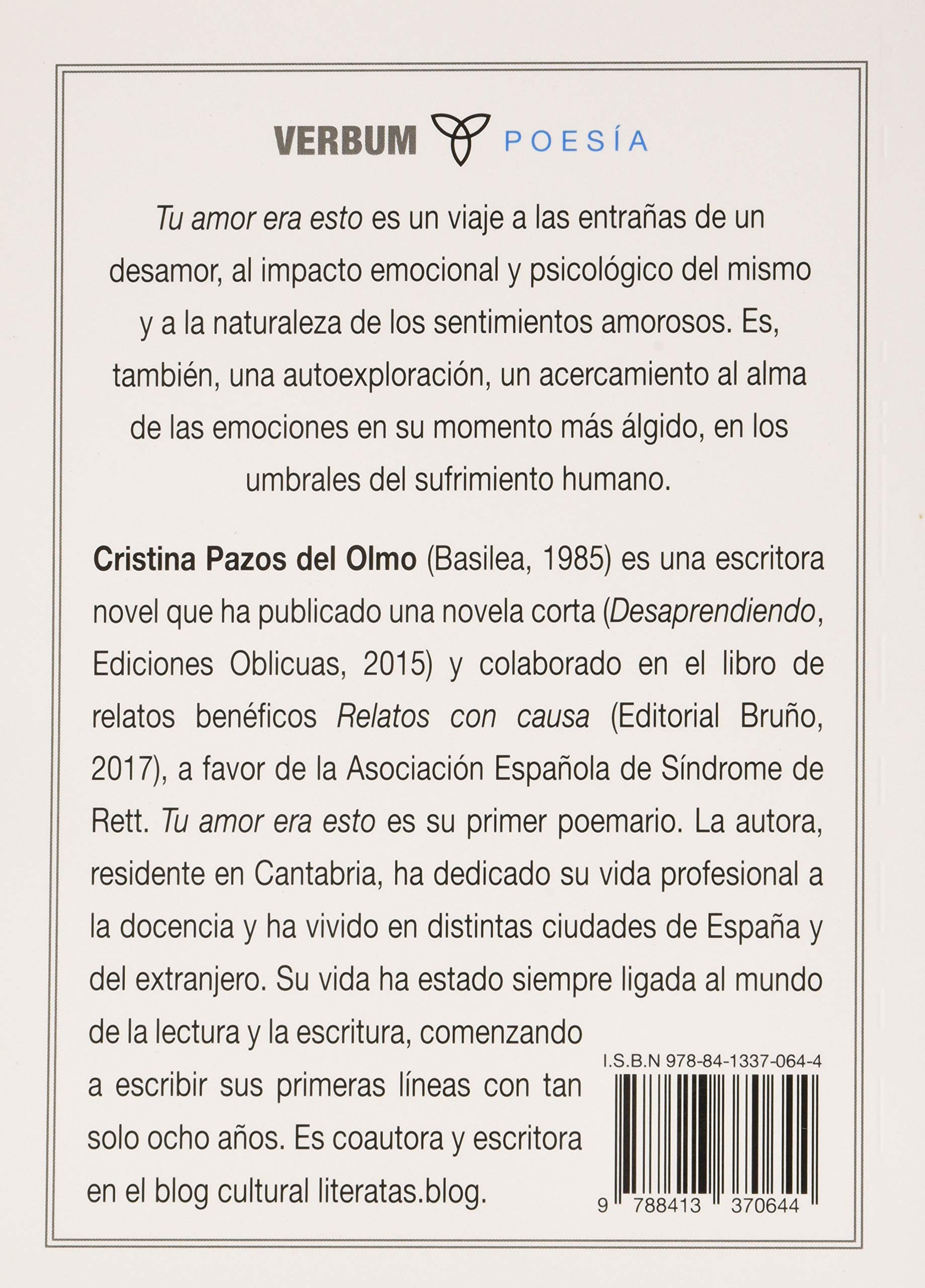 Tu amor era esto: 1 (Poesía)