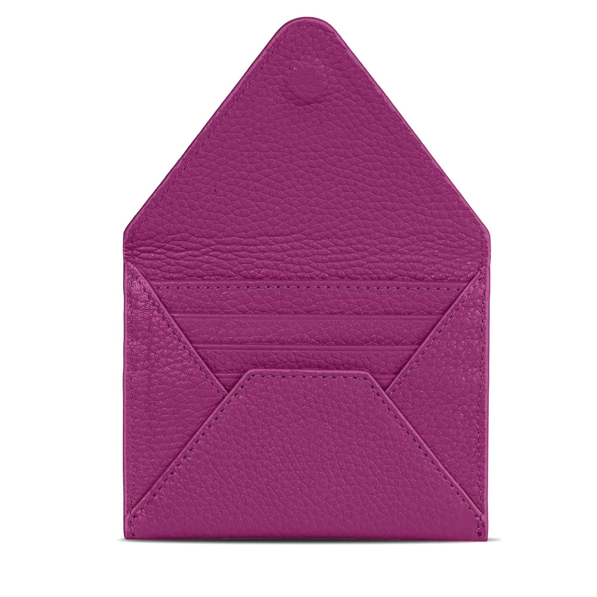 Otto Angelino Tarjetero de Cuero Genuino para Tarjetas de Crédito y Cartera de Viaje de sobre para Viajes con Cierre Magnético - Tarjetero para Tarjetas de créditos con múltiples Ranuras