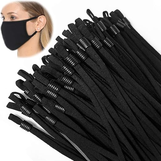 TOOVREN Upgraded 100PCS Sewing Elastic String for Masks