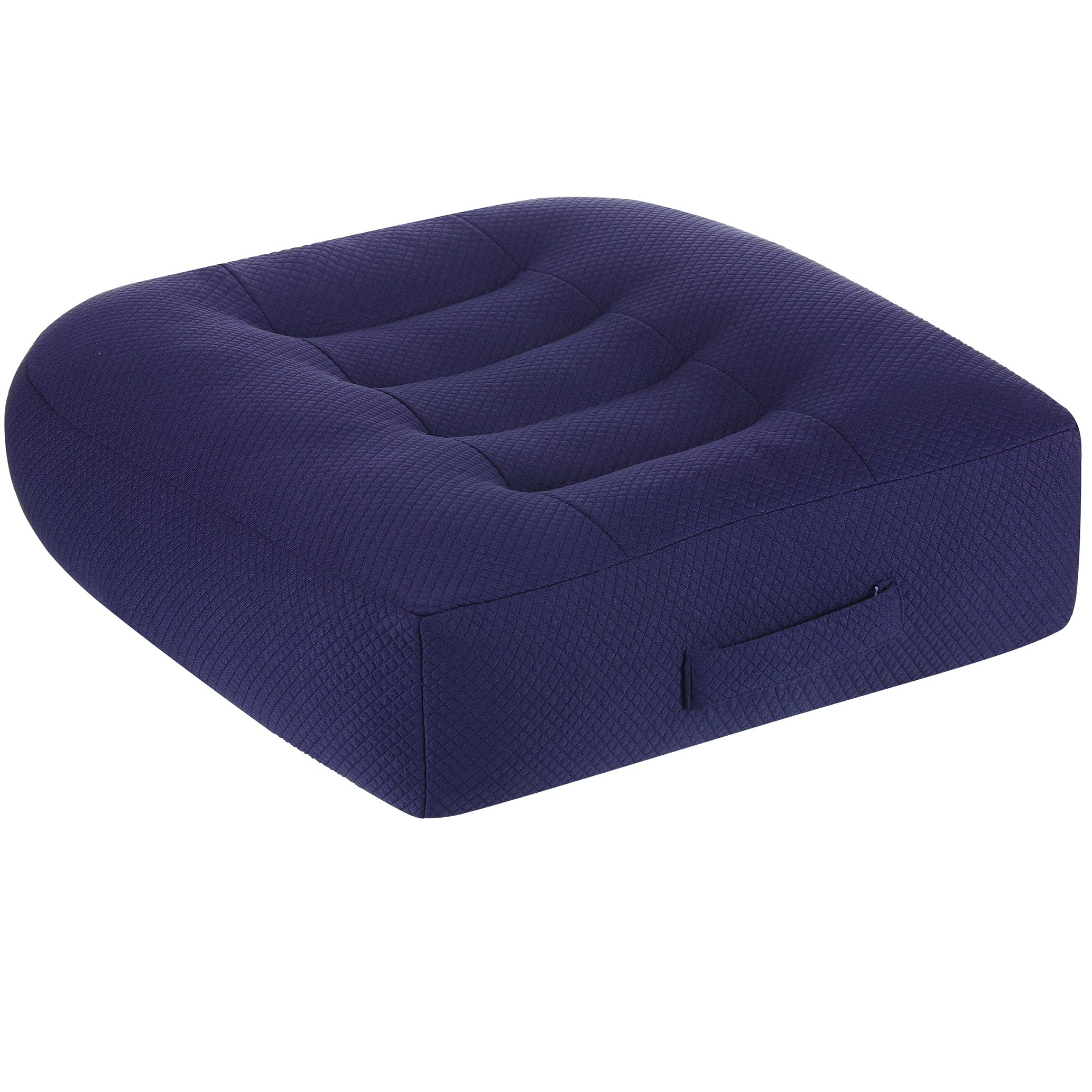 WSGJHB Large Seat Cushion, Extra Thick Booster Seat Cushions for Office Chairs Long Sitting Office Workers, Car Drivers, Relieves Back Pain,