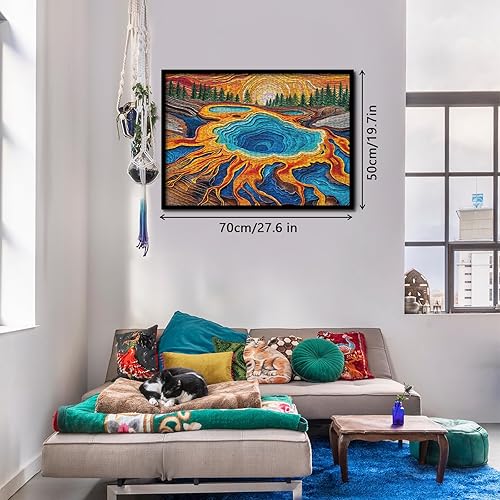 Miniatura 5 de Rompecabezas de 1000 piezas de parques nacionales de atardecer para adultos, rompecabezas de naturaleza, colorido rompecabezas de paisaje de