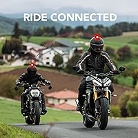 Vista 5 de Sena Stryker Casco inteligente de cara completa con malla integrada y comunicaciones Bluetooth, luz trasera LED y sonido, por Harman Kardon, DOT