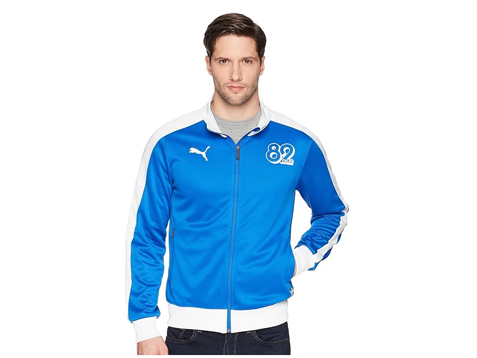 

PUMA Forever Football T7 Track Jacket (Team Power Blue) Men's Jacket