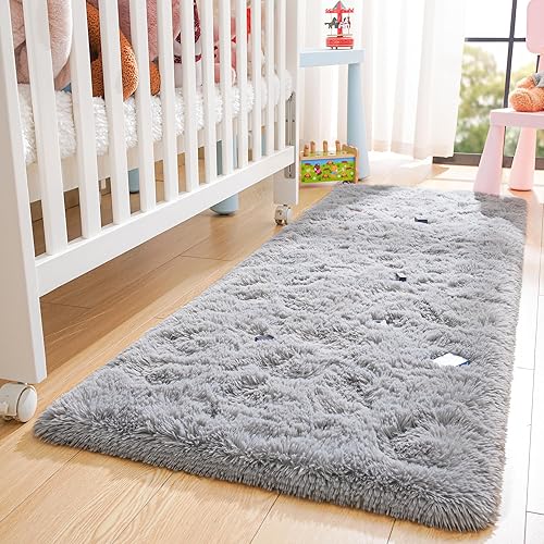 Miniatura 53 de Rostyle - Alfombras suaves y esponjosas para el dormitorio, sala de estar, alfombras peludas, alfombra de Navidad para niñas, niños, alfombras