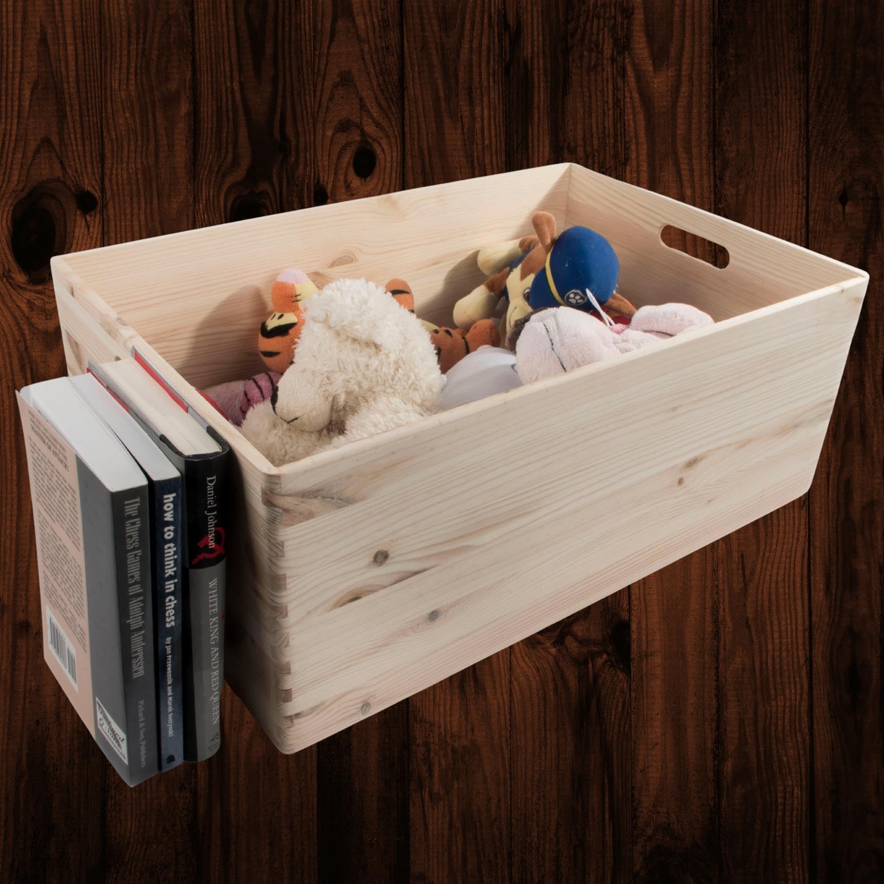 Rectangle Wooden Box Crate Small Rustic Wooden Crate Reclaimed Barn