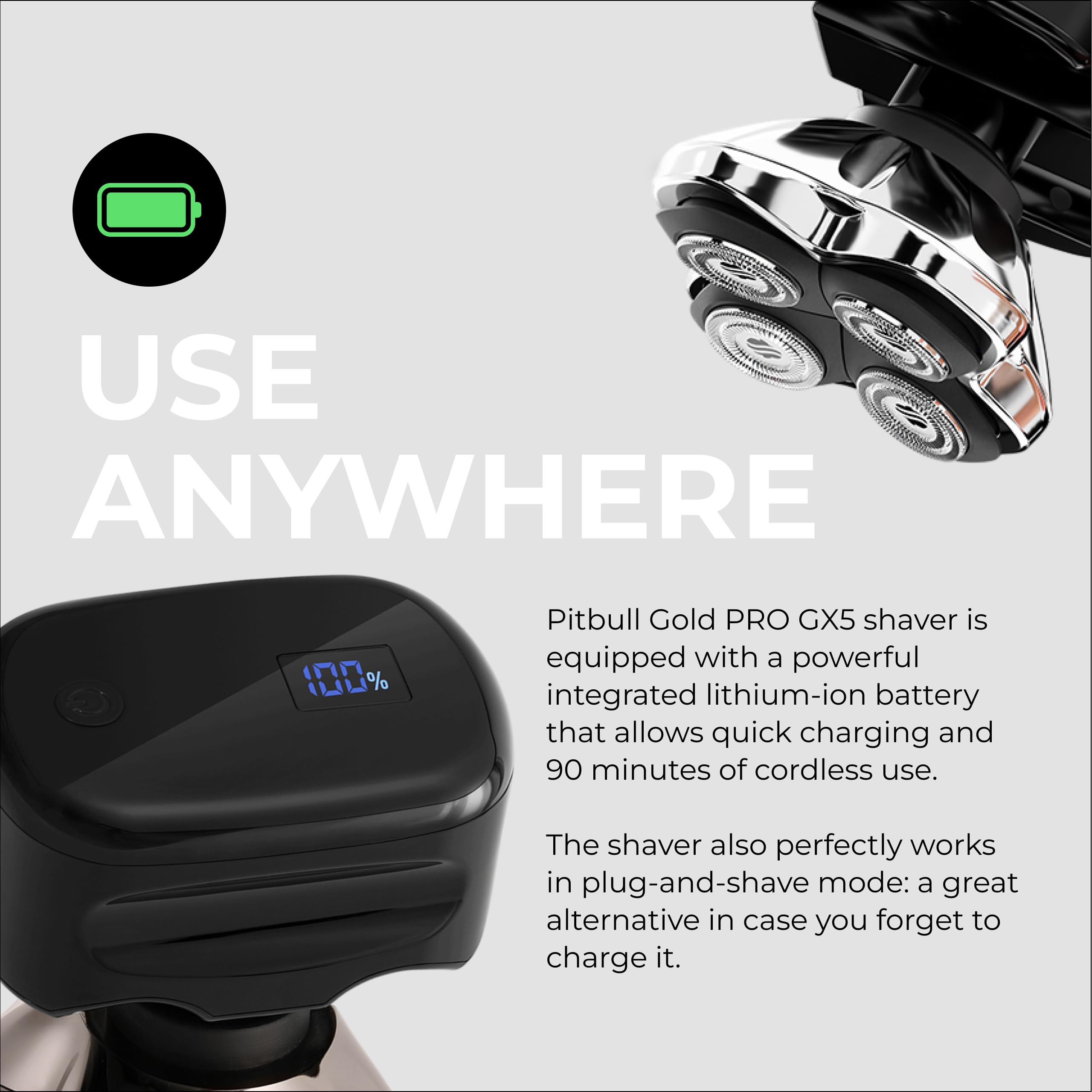 Amazon.com: Skull Shaver - Pitbull Gold PRO GX5 Head and face