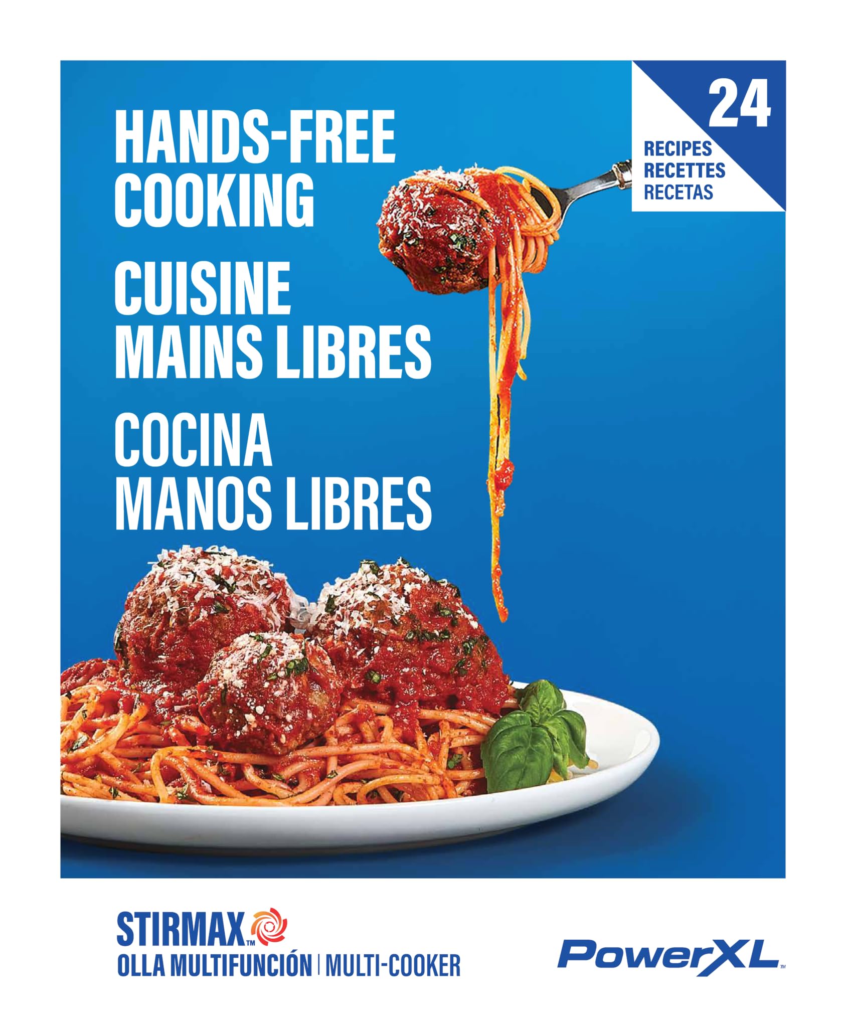 STIRMAX™ - Multicooker digitale blu notte con tavolozza automatica di agitazione e triturazione, preimpostazioni programmabili 9 in 1 per saltare, raschiare e caffè prima della cottura
