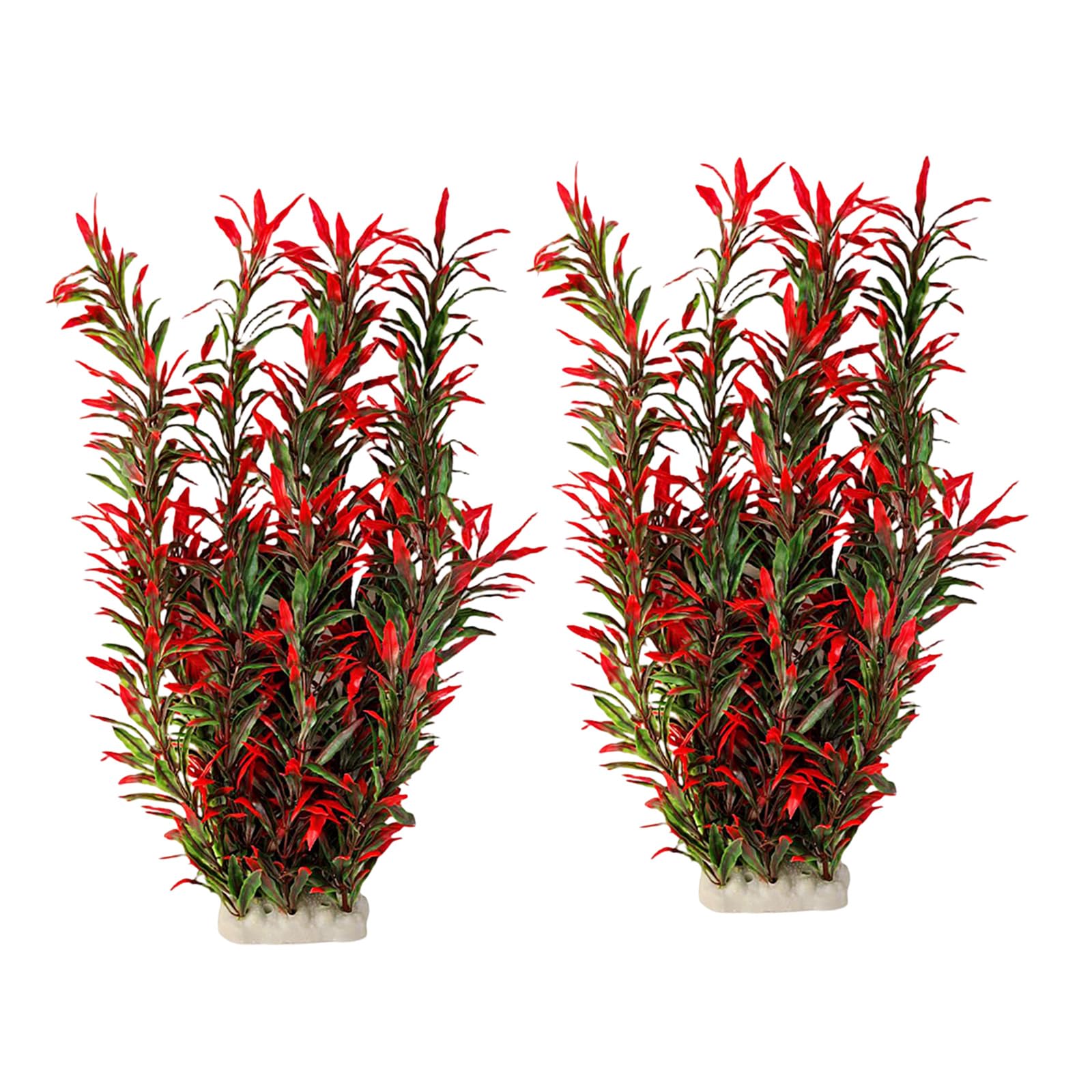 OSNIYAW 2pcs Artificial Underwater Plant Aquariums Fish Tanks Seaweed Decoration Water Grass Viewing Decorations for Homes Water Grass Viewing Decorations