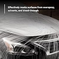 Vista 3 de 3M Lámina de plástico 06723, alta densidad, resistente a roturas, duradera, fácil de cortar, 12 pies x 400 pies