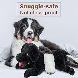 LotFancy Dog Stuffed Animal, 21 inch Black Lab Plush Dog, Realistic Stuffed Puppy Plush Toy for Kids