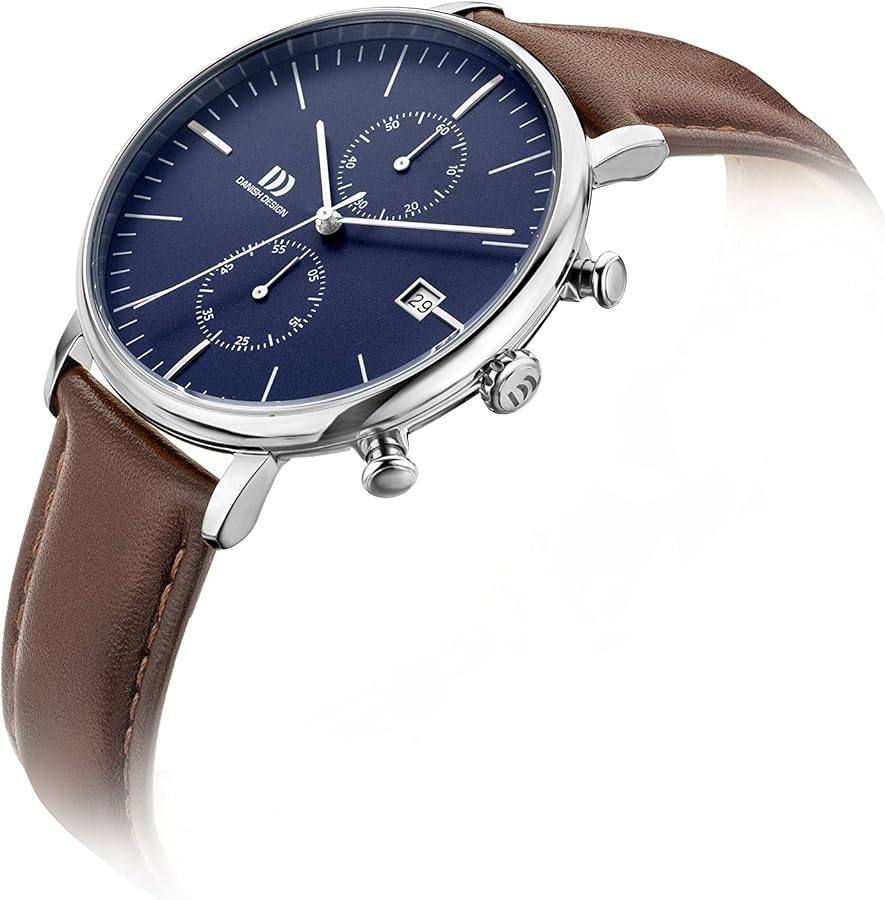 Amazon | Danish Design Q42Q975 メンズ ブラウンクロノグラフウォッチ