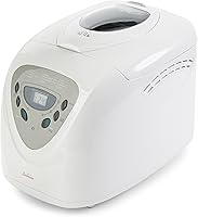 Sunbeam Programmable Bread Maker with Express Bake - 12 Functions, 2lb Loaf, 13-Hour Delay Timer, White