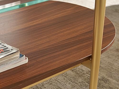 Miniatura 6 de Shrine Mesa de centro, diseño ovalado moderno