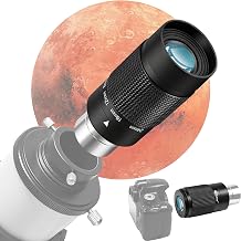 Alstar Telescope Zoom Eyepiece, 1.25 inch 8-24mm Multi-Coated Low Power and High Power Eyepiece, 7 Element 4 Group Telescope Accessories for Astronomic Visual