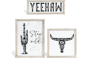 Putuo Decor Rustic 3 Piece Western Wall Decor