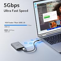 Acer USB-C Hub 4K HDMI adapter 100W PD, 4 az 1-ben multiport elosztó 5