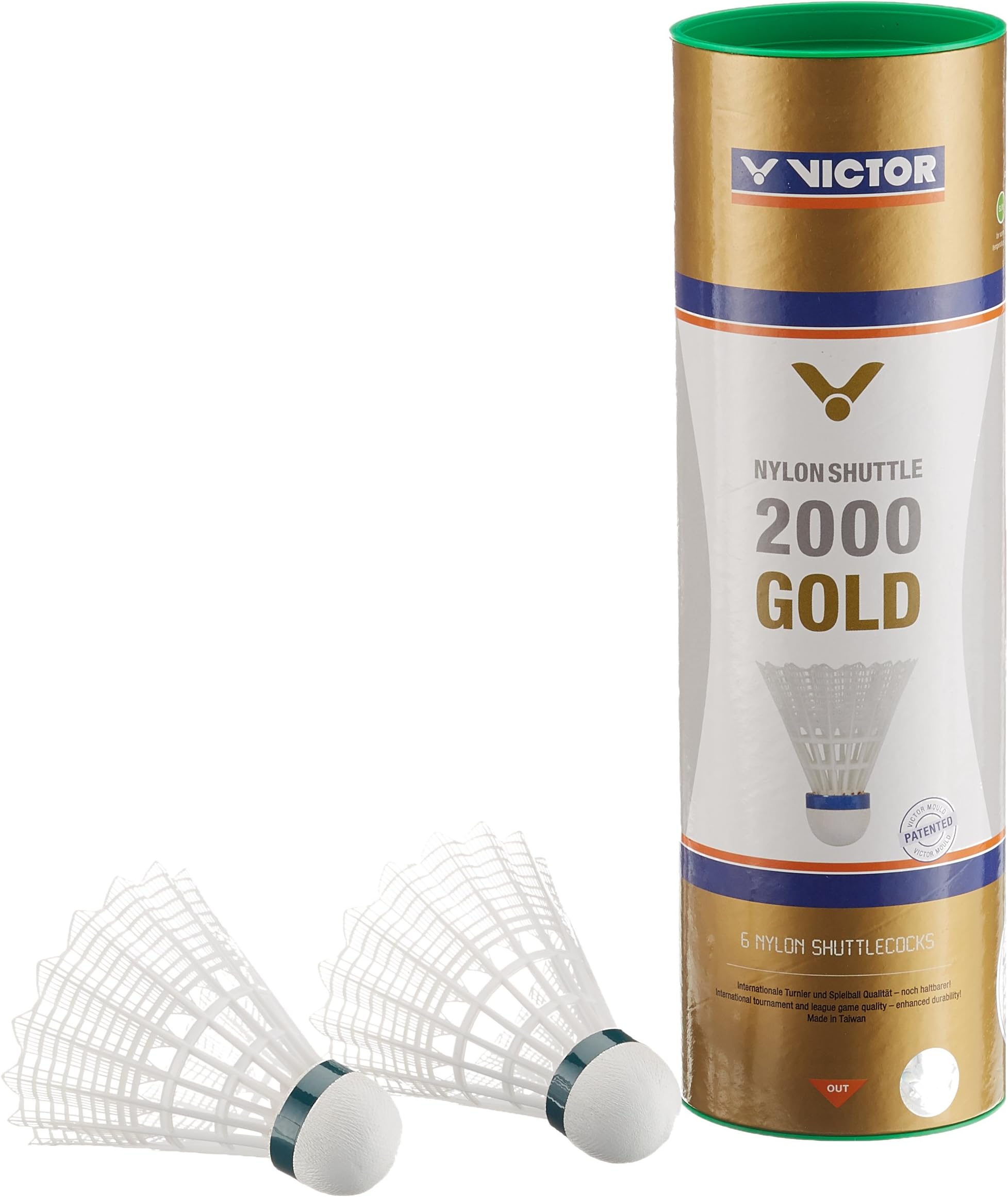 VICTOR nylon Shuttlecock Shuttle 2000 6per tin