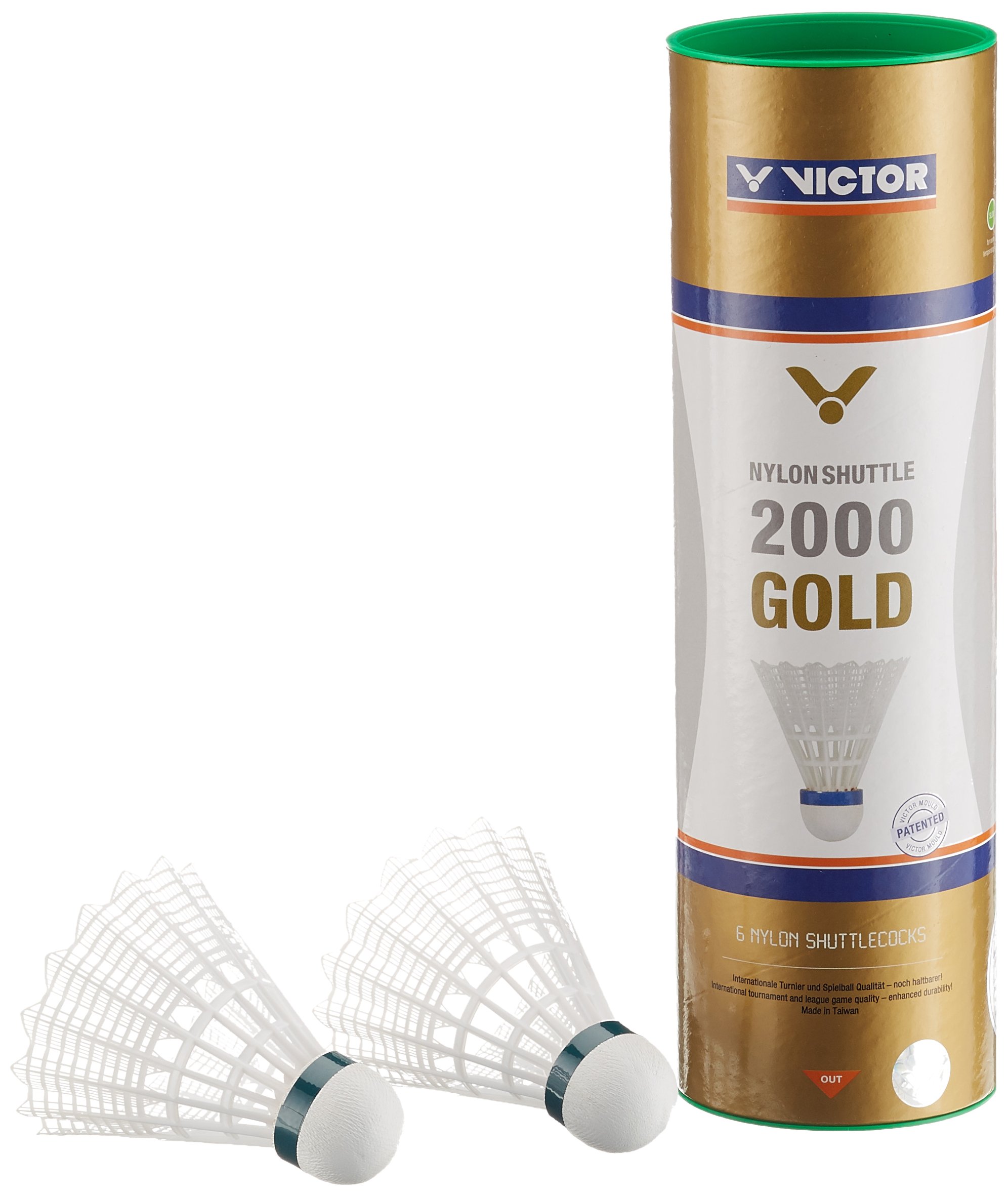 VICTOR nylon Shuttlecock Shuttle 2000 6per tin