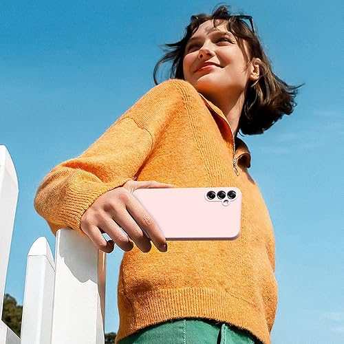 Miniatura 7 de Samsung Galaxy A54 5G Caso, Funda de silicona líquida con forro de microfibra Diseño grueso a prueba de golpes Funda de goma de gel suave para