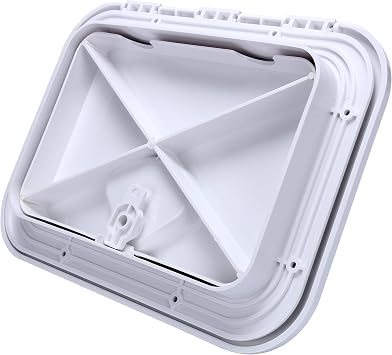 Amarine Made Marine Access Hatch Boat Hatch Lid Deck Access Hatch & Lid 10-5/8 X 14-3/4 270mmx375mm