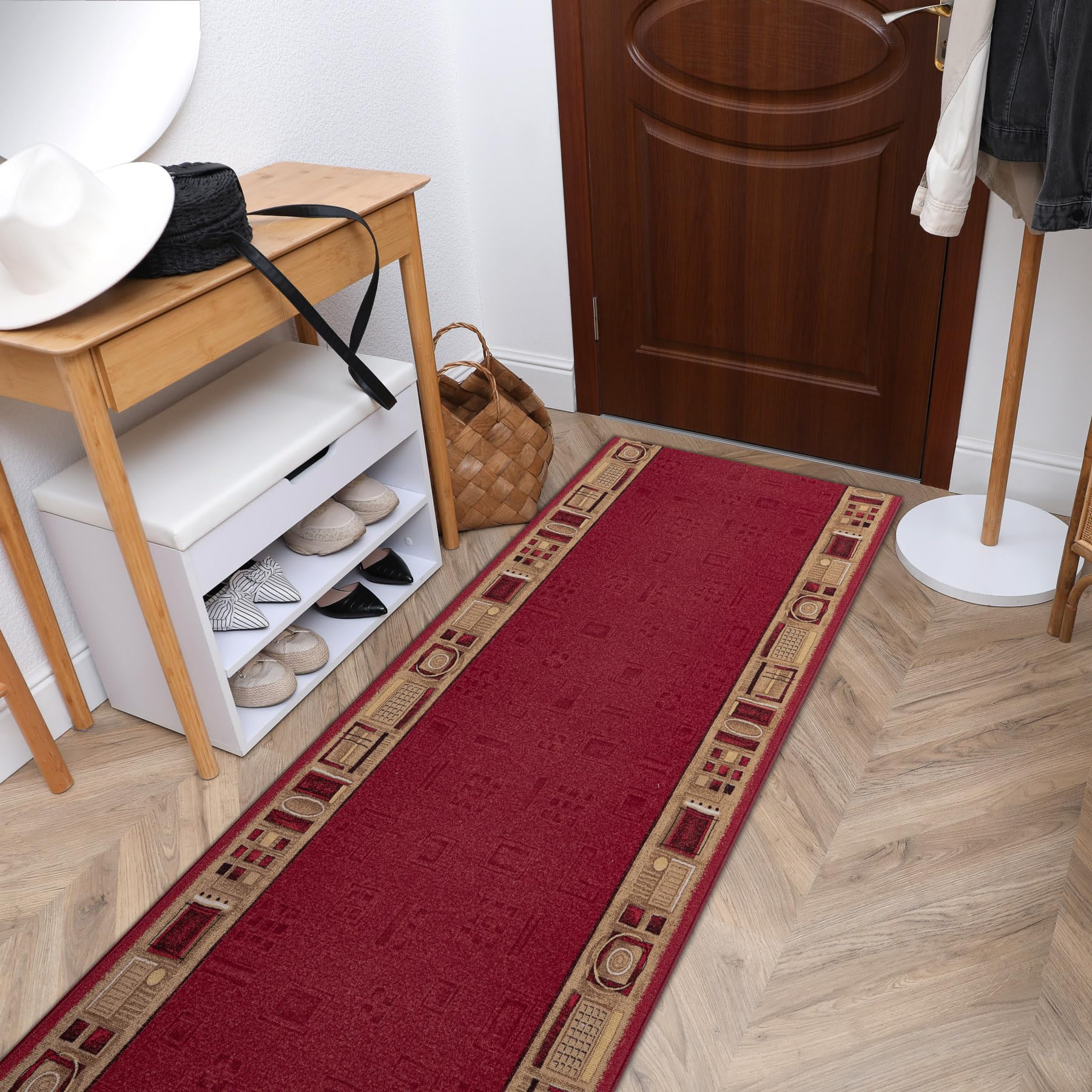 Alfombra de pasillo antideslizante lavable moderna para cocina 120x200