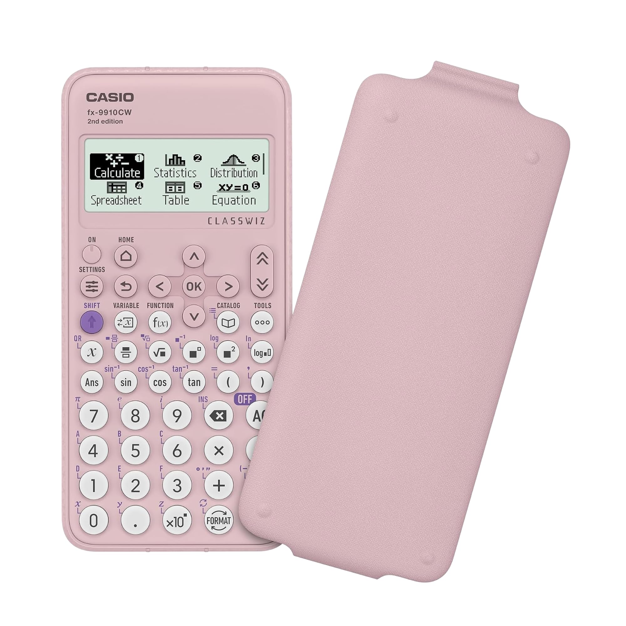 Casio FX-9910CW-PK-W-IT Scientific Calculator | Advanced scientific calculator suited for engineering, science and statistics