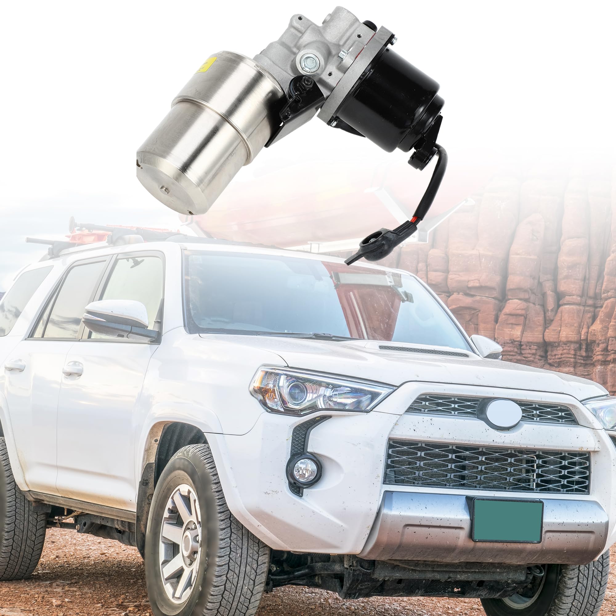Bomba Hidráulica de Refuerzo de Freno ABS No.MN102843 para Mitsubishi Pajero 3 para Mitsubishi Pajero 4 / 1Pza Negro Tono Plateado