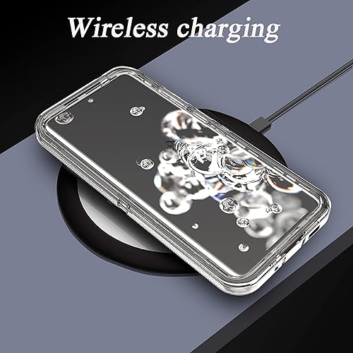 Miniatura 6 de Funda para Galaxy S20 Ultra, YmhxcY Drop de 3 capas duradera (sin protector de pantalla), funda de goma sólida, funda transparente de prueba de 16